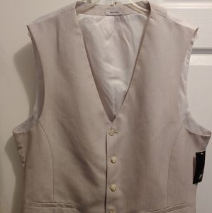 J. Ferrar Blazer Mens V-Neck Formal Suits Vest Top
